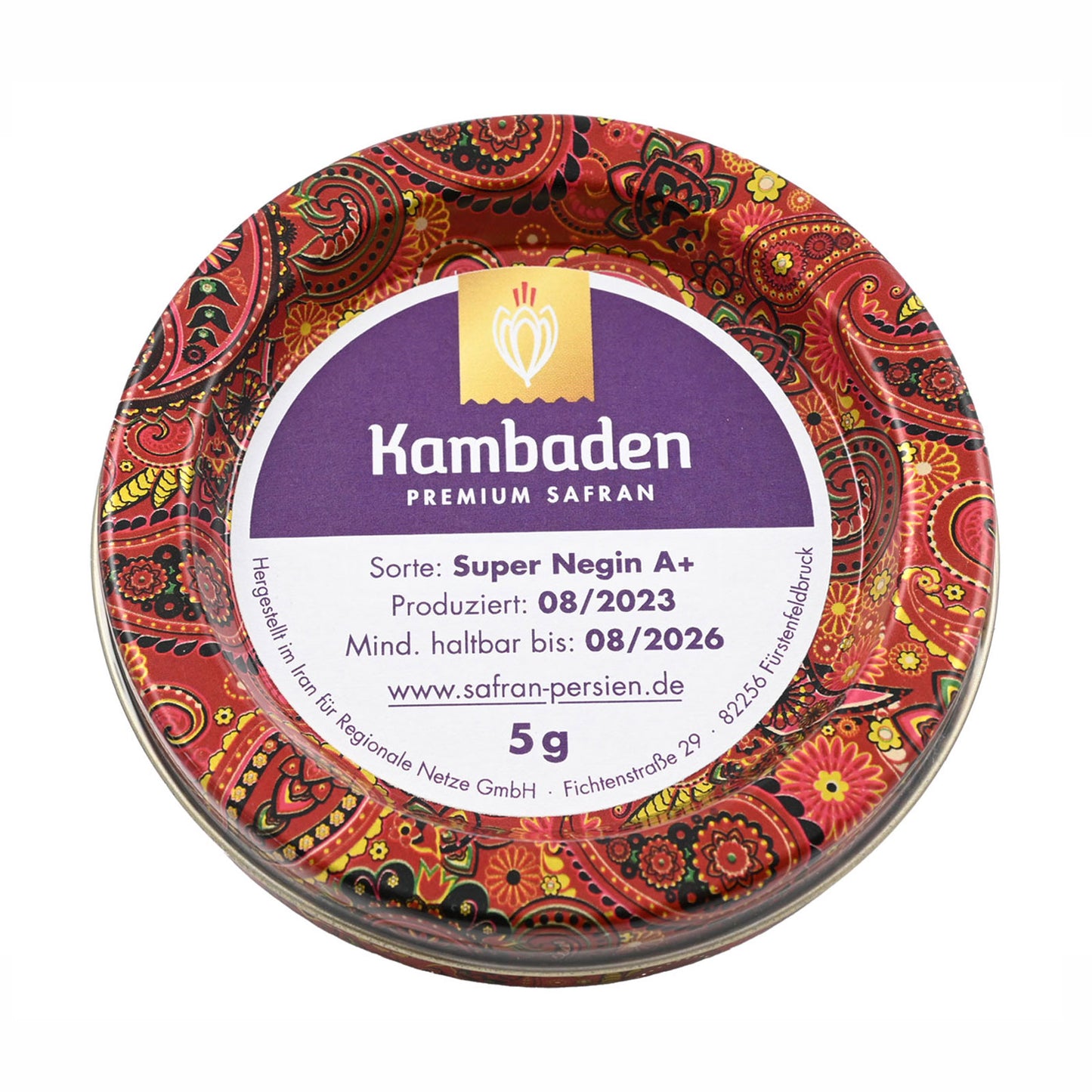 Safran Super Negin 5g, rote Dose